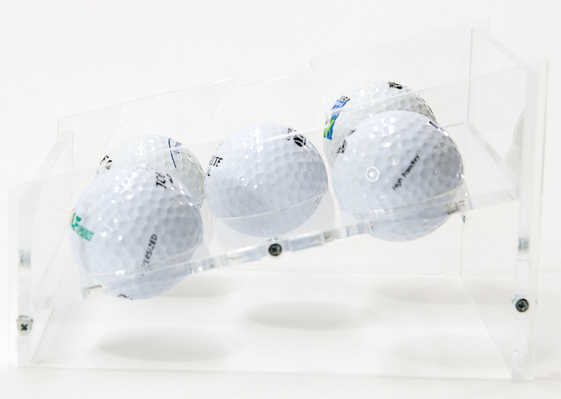 Golfball Case in Seitenansicht