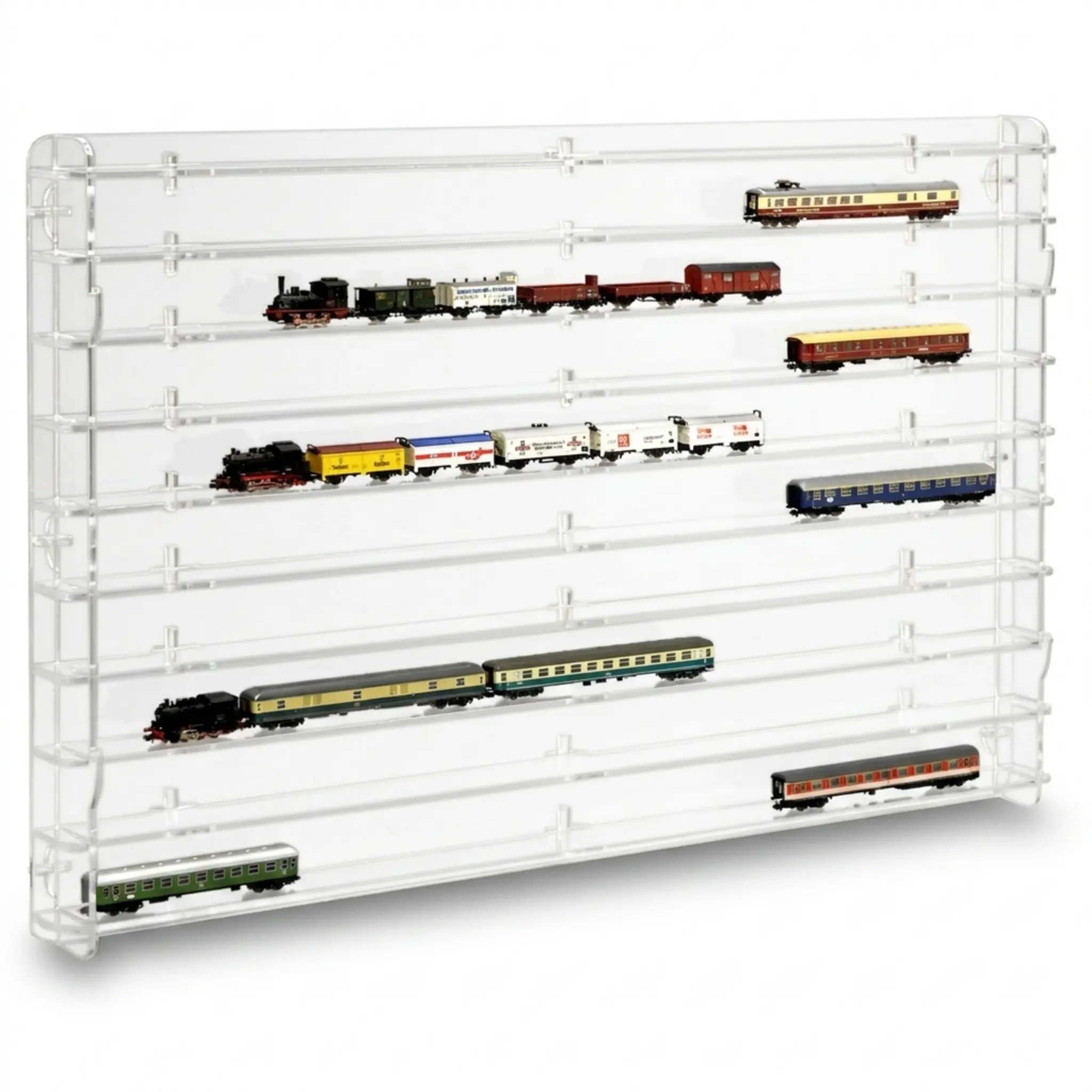 Modellbahnvitrine Spur N