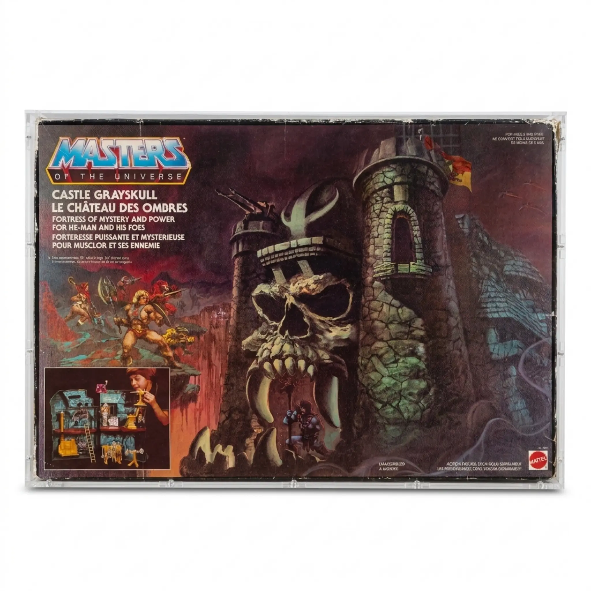 MotU Castle Grayskull Box - B67,5 x T15,0 x H47,0 - ohne Rahmen und ohne Schiene