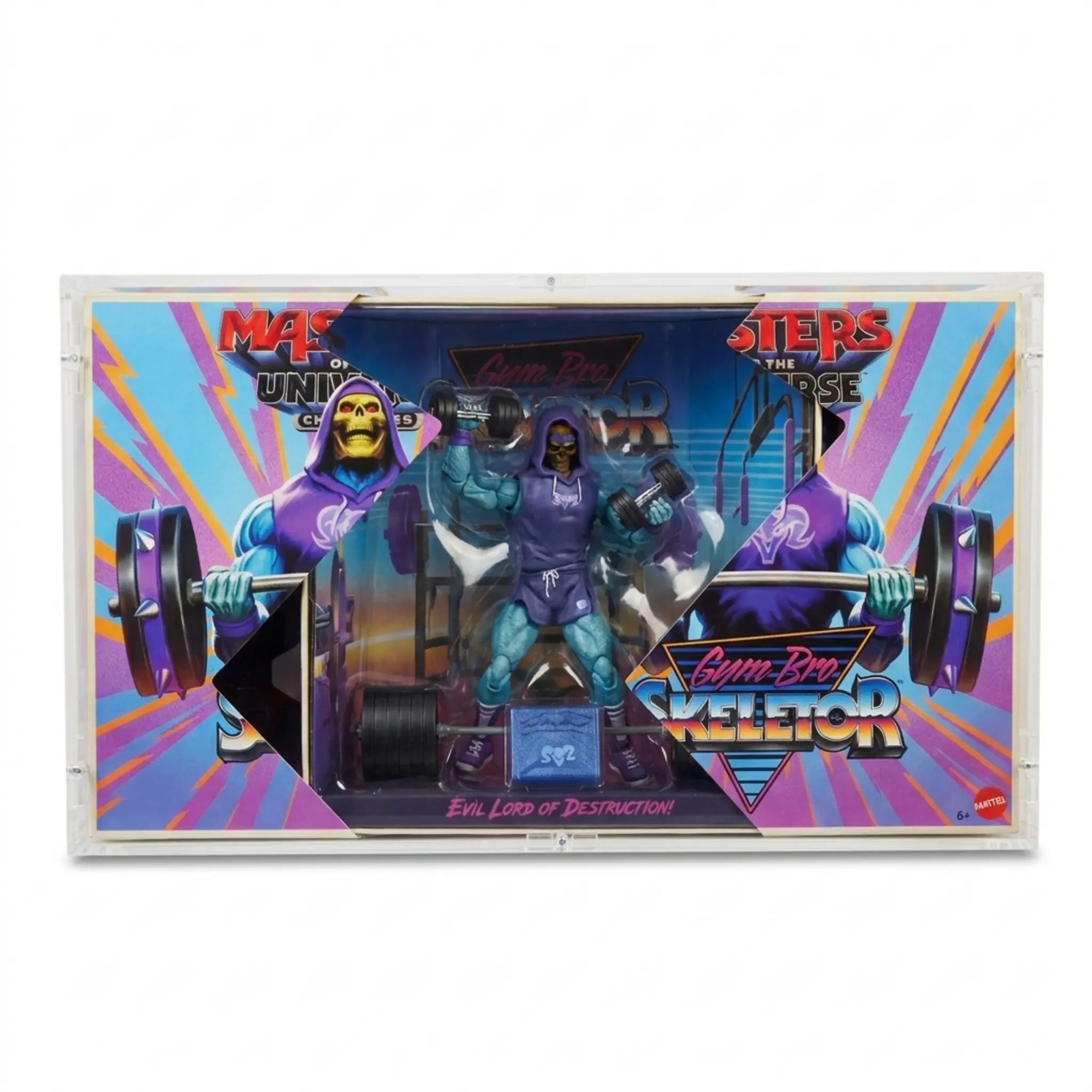 MotU Chronicles Gym Bro Skeletor Case (offen) - B42,0 x T9,8 x H23,5 - Keine Rahmen oder Schienen