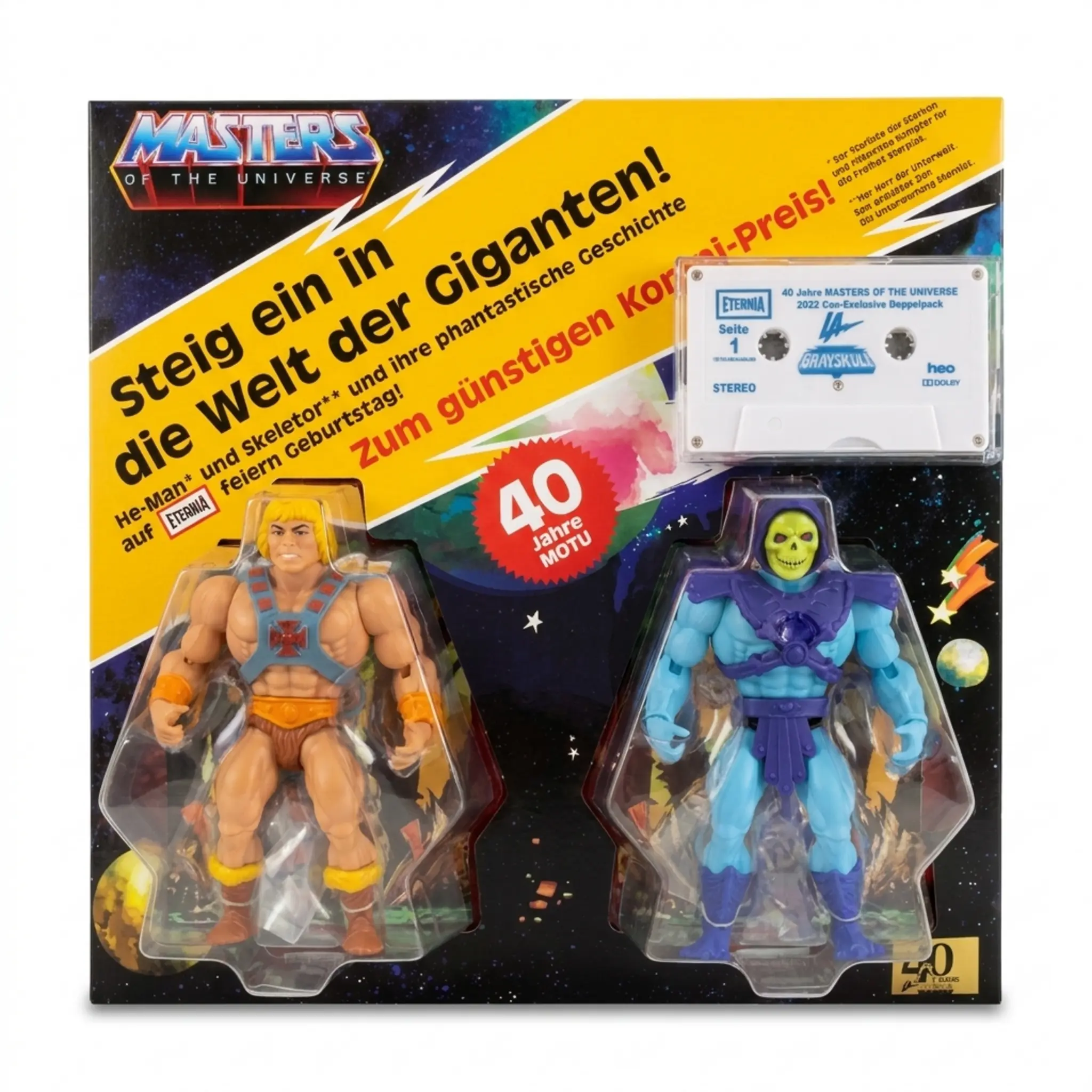 MotUO Origins 40th All German Con Exklusiv (Grayskull/Los Amigos Con) Two Pack Case