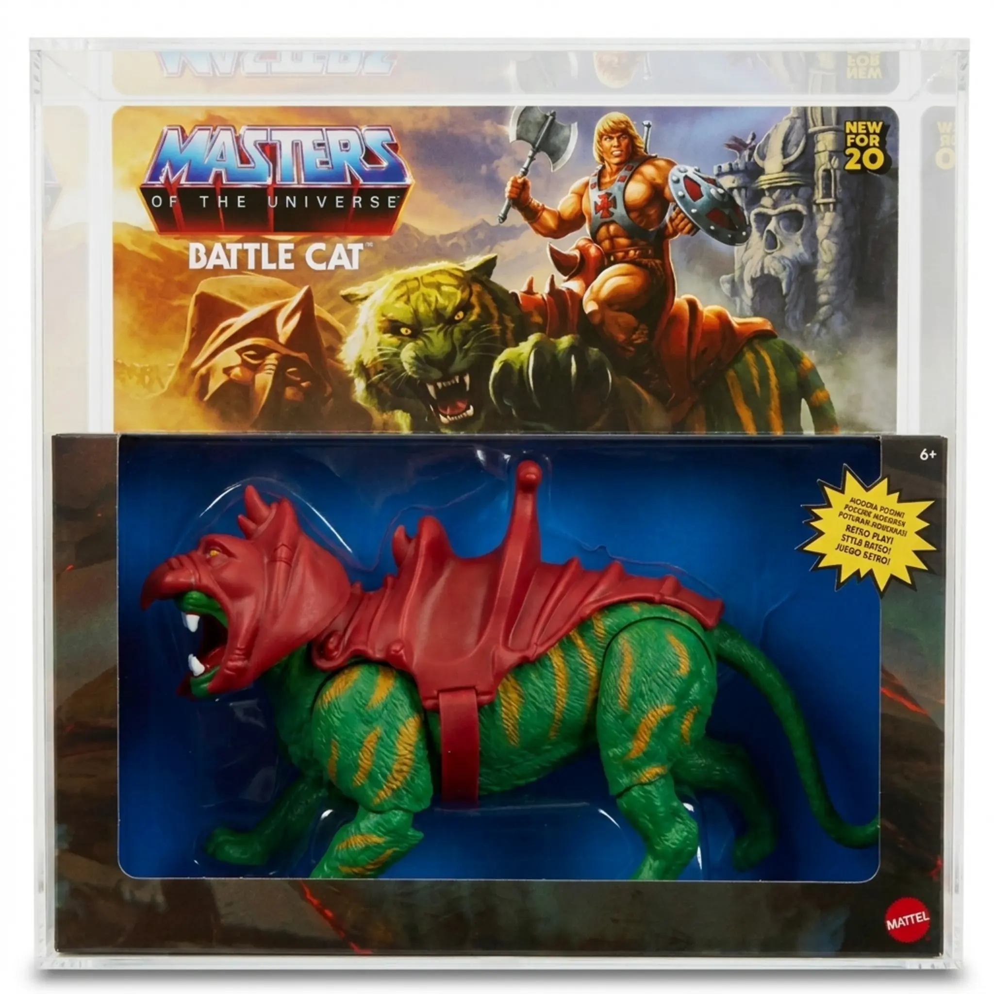 MotUO Origins Battle Cat & Panthor Case - B30,8 x T8,7 x H30,8 - 1 Schiene oben (Breite 2 cm) 1 mm z