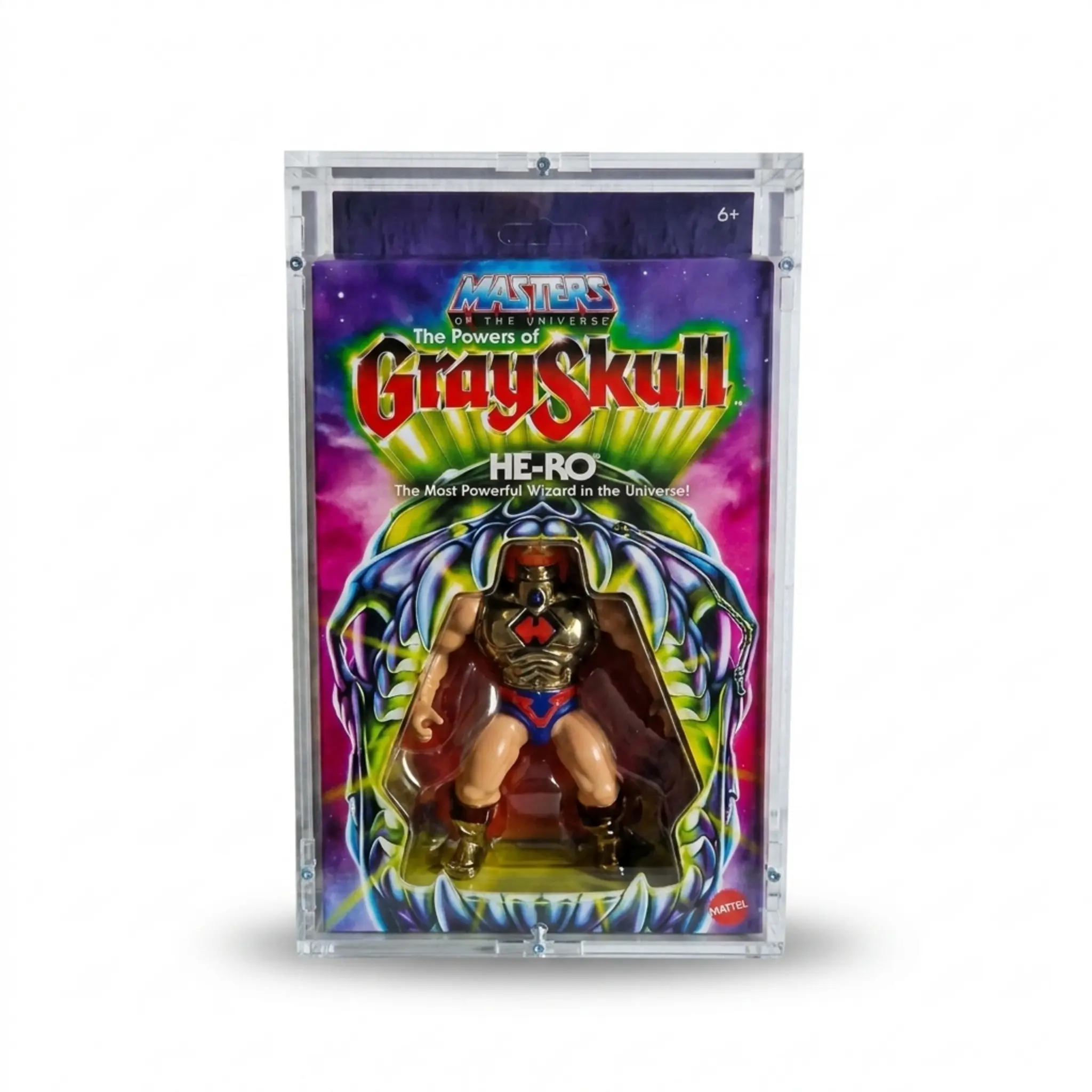 MotUO Origins Powers of Grayskull Case - B15,7 x T6,7 x H29,3 - 1 Schiene oben 1.5mm Abstand zur Rüc