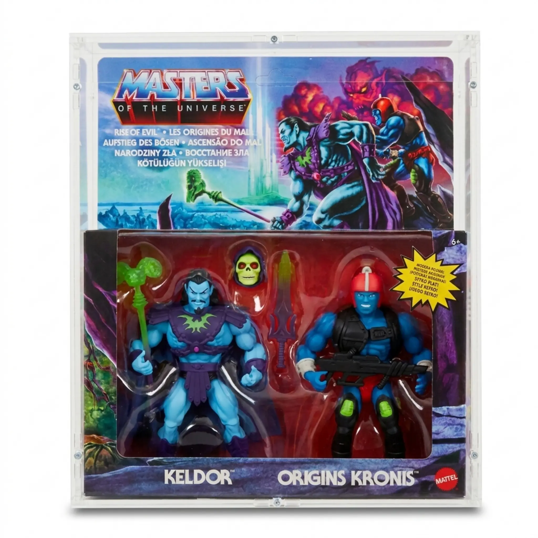 MotUO Origins Rise of Evil - Keldor & Kronis - Two Pack Case B26,0 x T6,8 x H30,8 - 1 Schiene oben