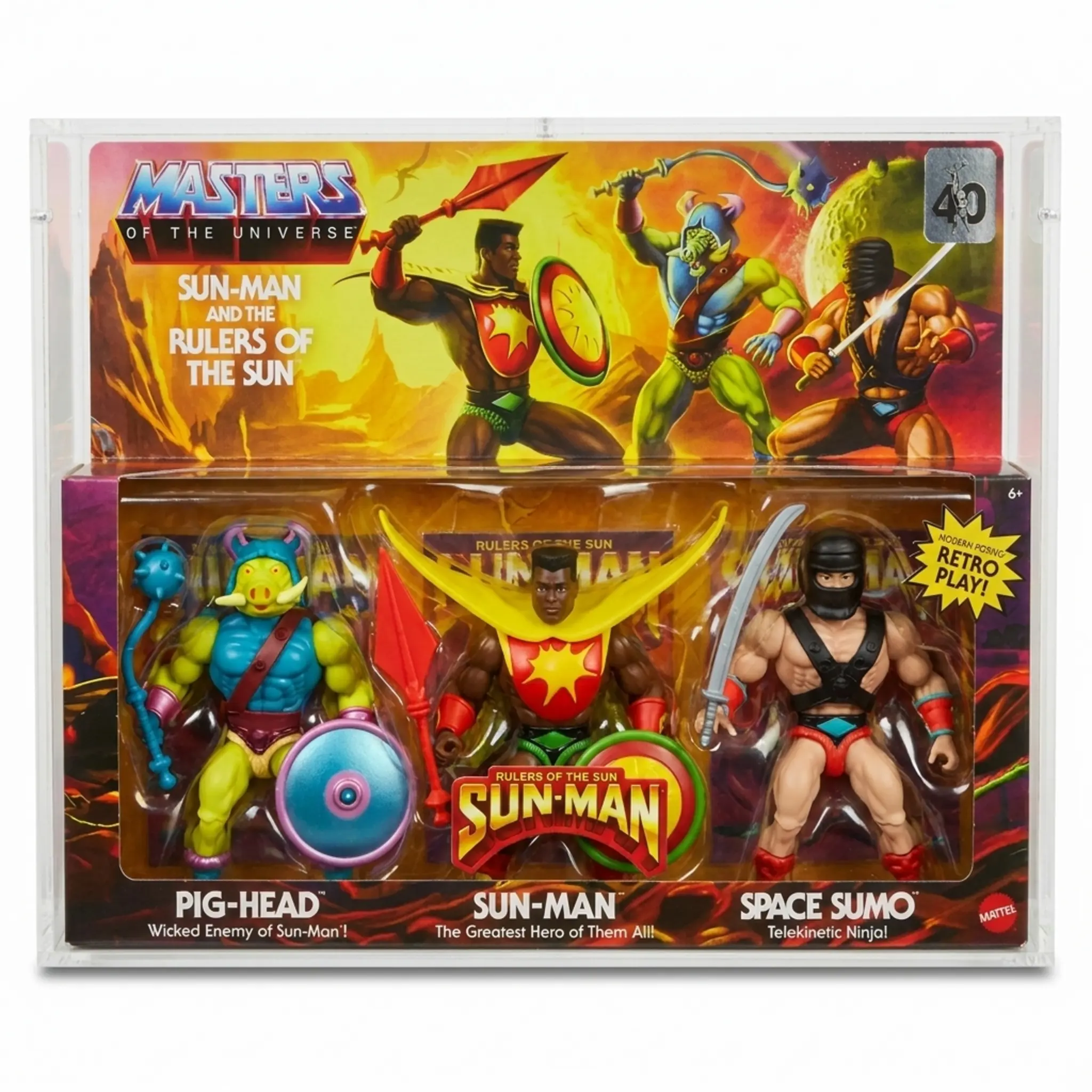 MotUO Origins - ROS - Rulers of the Sun - Three Pack - B38,5 x T6,7 x H30,6 - 1 Schiene oben 1 mm zu