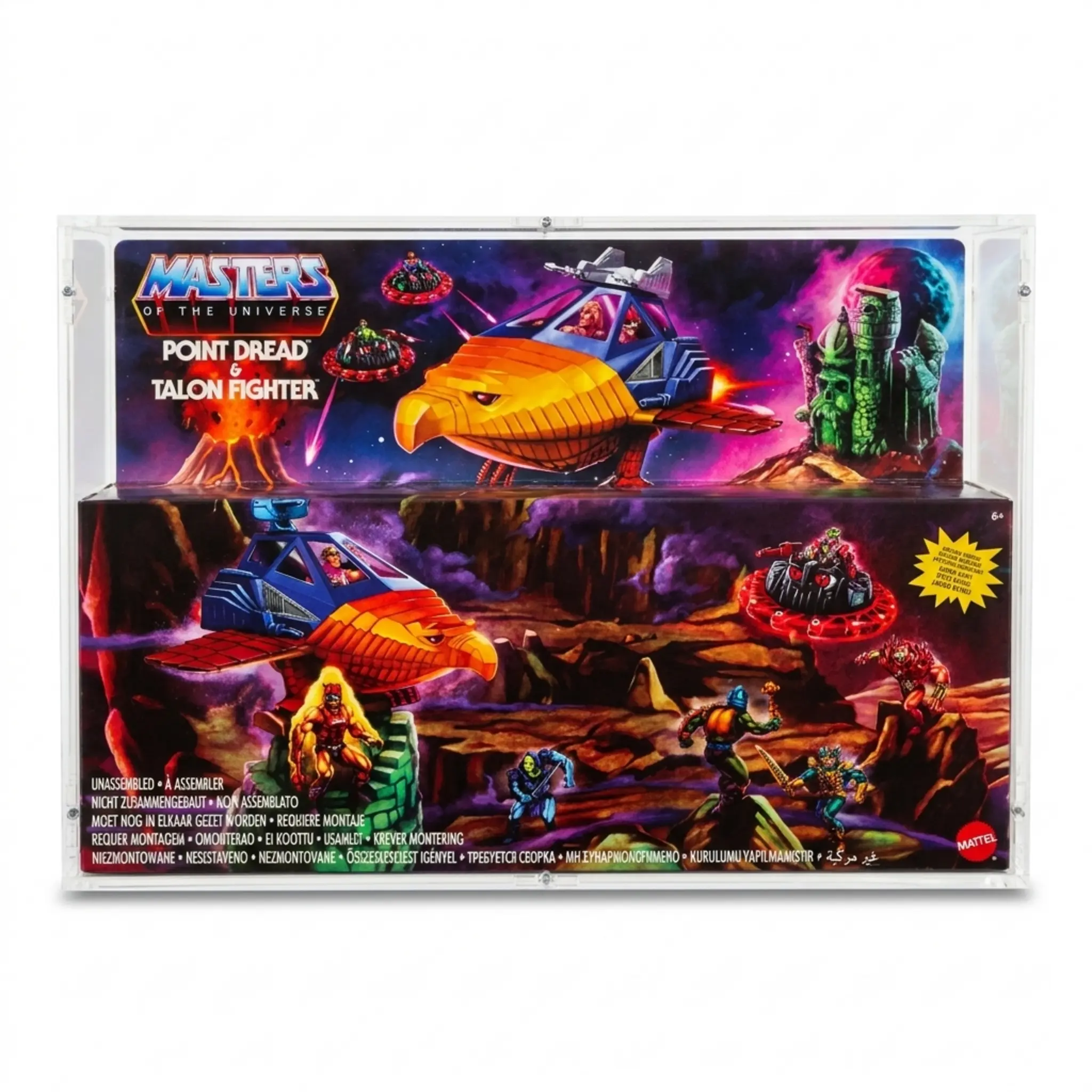 MotUO Origins - Talon Fighter & Point Dread Case - B44,8 x T11,7 x H30,7 - 1 Schiene oben 1 mm zur R
