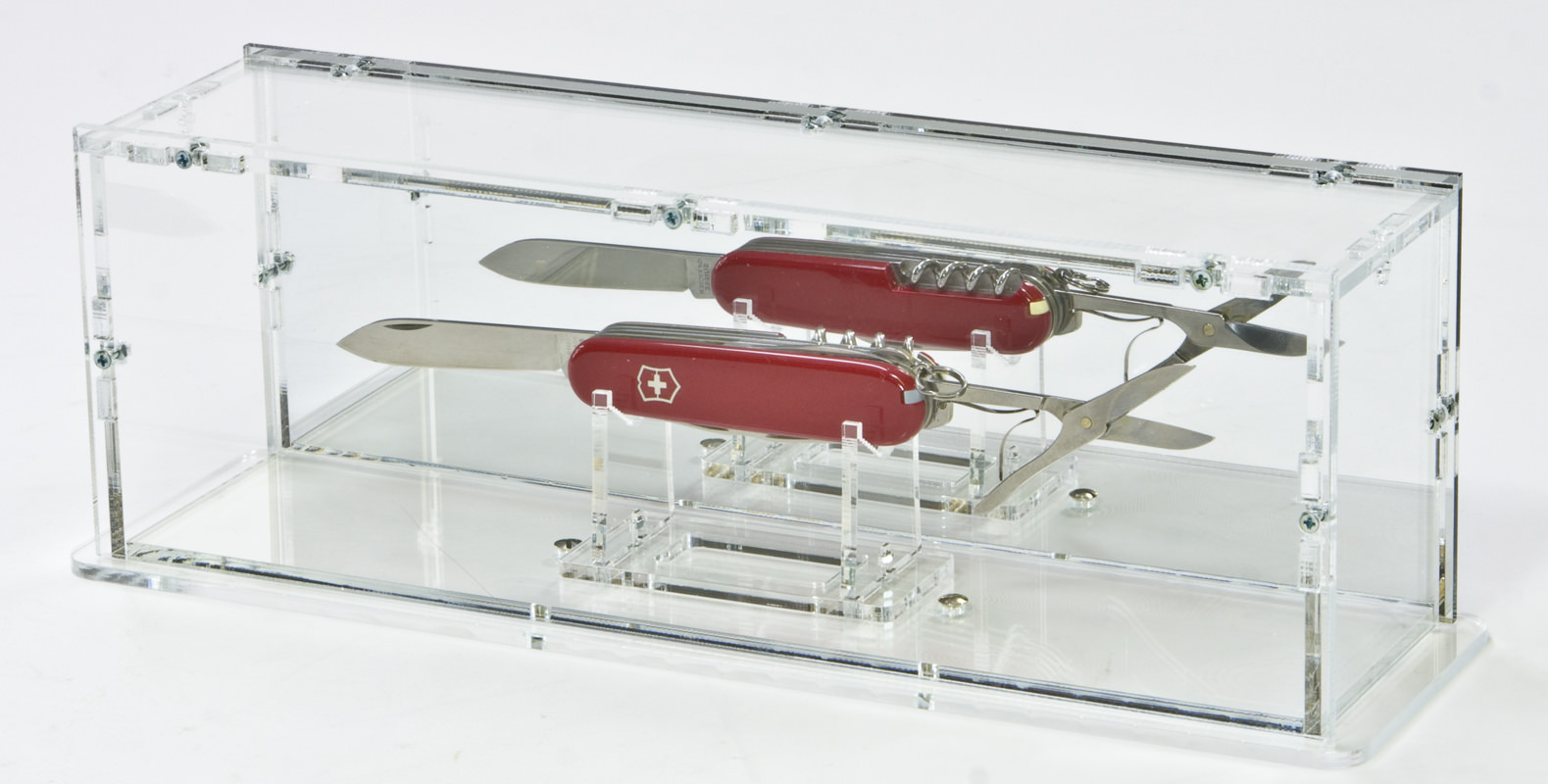 Die Taschenmesser-Vitrine