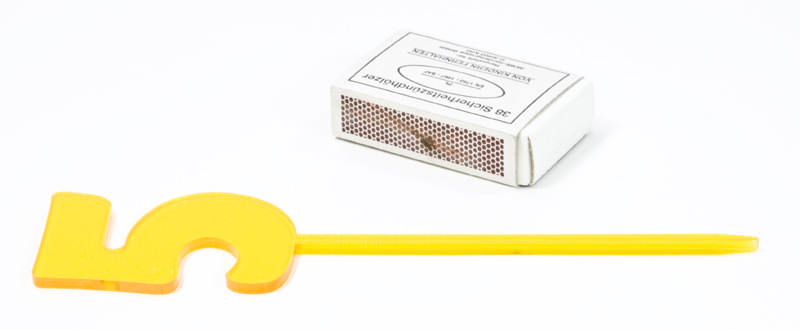Die Zahlen-Stecker im Größenvergleich