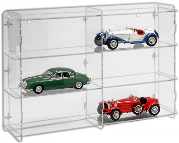 Modellautovitrine 1 zu 18 Rückwand transparent Bild 3