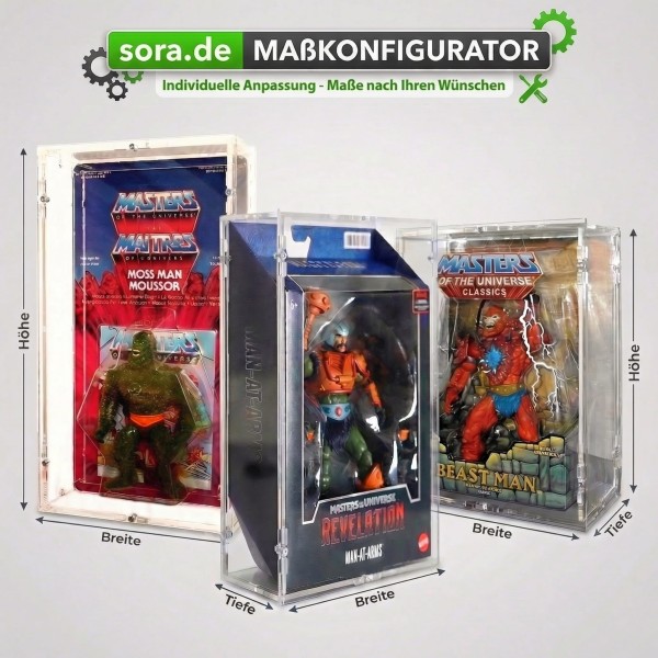 Actionfiguren-Case nach Mass